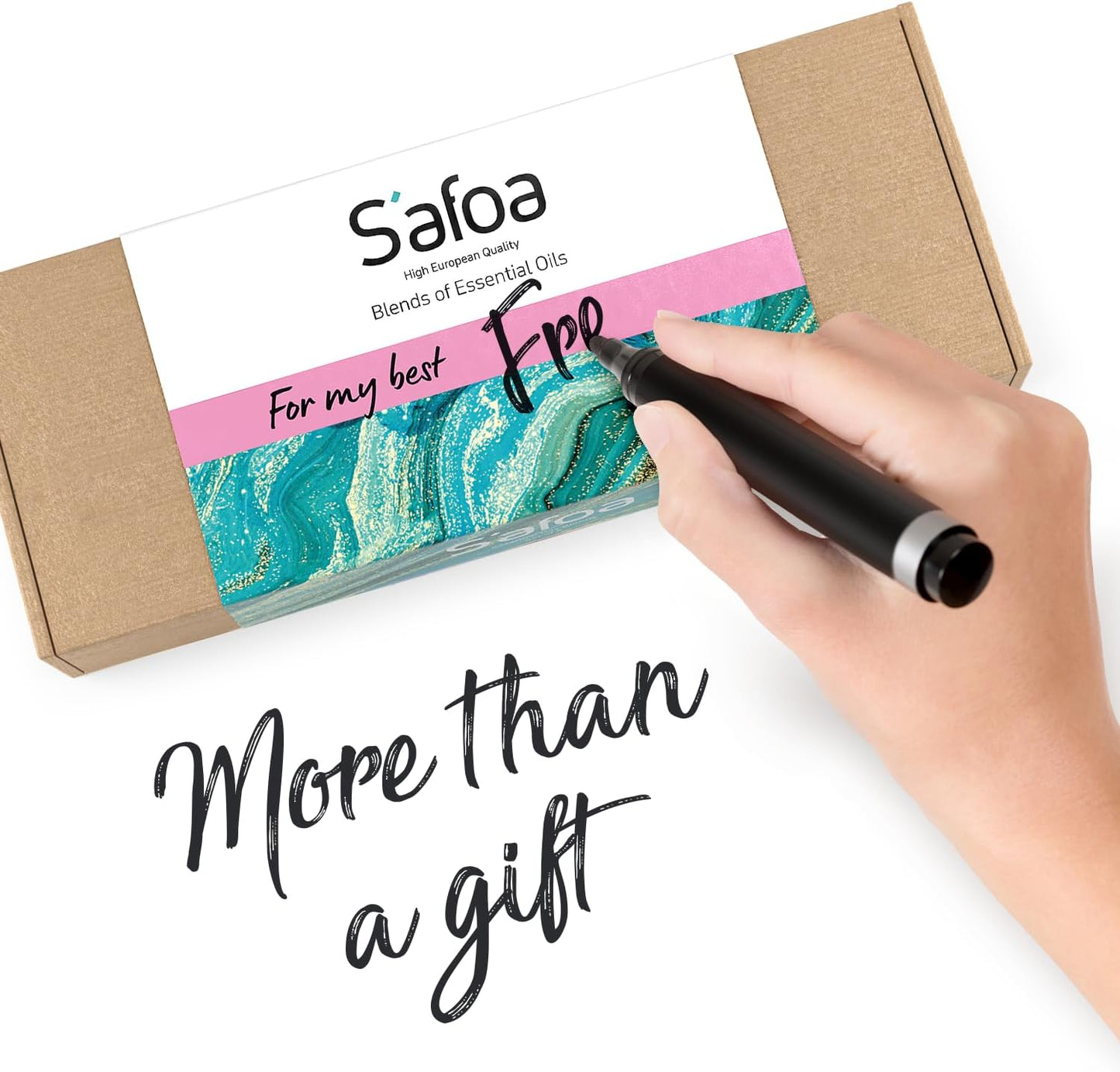 Top 6 Essential Oils Blends Set for Diffusers - Aromatherapy Oils Scents for Home & Office, Perfect for Tension Relief, Relaxation, Breath and Good Dreams Mood Boost Wellness Essential Oil Kit for SPA